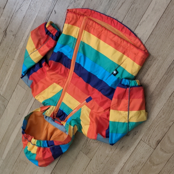 AlanCarl rainbow raincoat size 3T - Picture 2 of 3